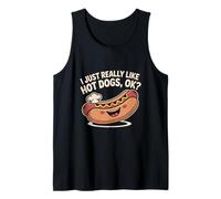 Hotdog Memes como Hot Dogs Ok Hot Doge Memes Me Encanta Hot Dog Camiseta sin Mangas