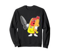 Hotdog Peluquero Tijeras Sudadera