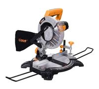 Hoteche Sierra ingletadora y tronzadora 210MM - 1400W, 5000RPM, amarillo, embalaje de color