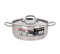 Hotel 62251 Cacerola con Tapa de Acero Indoxidable, Multicolor, 24 cm x 0.8 mm x 4 l