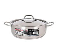 Hotel 62252 Cacerola con Tapa de Acero Indoxidable, Multicolor, 26 cm x 0.8 mm x 4.5 l