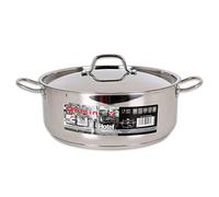Hotel 62253 Cacerola con Tapa de Acero Indoxidable, Multicolor, 28 cm x 0.8 mm x 6.5 l