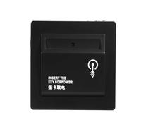 HOTEL ALTA PODER 40A Potencia Off Energy Saver Power Mechanical Power-Off Room Insertar Targada para tomar energía (Negro)