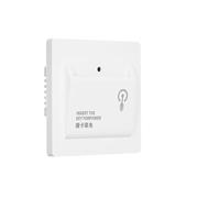 HOTEL ALTA PODER 40A Potencia Off Energy Saver Power Mechanical Power-Off Room Insertar Targada para tomar energía (Blanco)