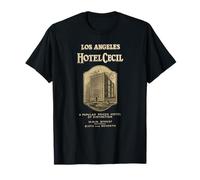 Hotel Cecil Vintage Retro Cecil Hotel Los Ángeles Camiseta
