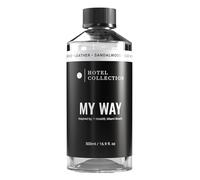 Hotel Collection My Way - Aceite aromático, aceites difusores de aromaterapia inspirados en el hotel de lujo con toques de sándalo exuberante, cedro de Virginia cálido y hermoso iris, 500 ml