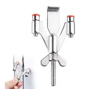 Hotel Door Lock - No-Drill Security Door Stopper Latch, Portable Two-Way Adjustable Safety Lock, Heavy-Duty Anti-Theft Doors Stop | for Travel, Dormitory, Hotel, Bedroom, Apartment, Patio, School