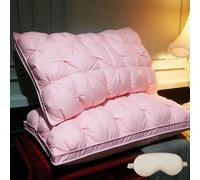 Hotel Quality Plush Twist Bed Pillow, Luxury Soft Feather Down Pillow for Sleeping, Queen Size Bed Pillows with Breathable Cover for Side,Back Sleepers