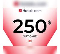Hotels.com Gift Card 250 CAD Key - CANADA