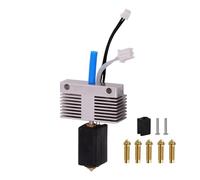 Hotend Kit for Elegoo Neptune 4 Plus, Neptune 4 Max, 3D Printer Print Head Extrusora Hot End Kit Heating Block Kit with 5pcs Extra 0.4mm Brass Nozzle Kit and 1 PCS Silicone Cover