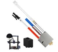 Hotend Repuesto Impresora 3D para Anycubic Kobra 2 Kobra 2 Pro Kobra 2 Plus Kobra 2 Max Kobra 2 Neo Kit Hotend Extrusor Cabezal de Impresión J-Head 0.4mm con Funda de Silicona, Cartucho Calefactor 24V