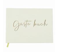 Hoterchics Libro de visitas para bodas, cumpleaños, baby shower y bautizos, 23 x 17 cm, libro de visitas Geust Book con 72 páginas en blanco, libro de visitas de alta calidad, tapa dura para buenos