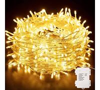 Hoteril Guirnalda Luces, Cadena de Luces 15M con 8 Modo de Iluminación, Guirnalda Led Exterior IP65 Impermeable para Decoración Interior e Exterior, Navidad, Fiestas, Bodas, Dormitorio, Jardín