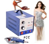 Hotfix - Aplicador de diamantes de imitación - Máquina ultrasónica de cristales brillantes | Ajuste de cuentas de perlas y herramienta de fijación a presión de diamantes de imitación, 80 piezas/min |