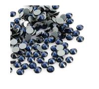 Hotfix Pedrería Diamantes de imitación con purpurina multicolor y parte trasera plana, fijación en caliente, for decoración uñas, costura telas(Montana,SS12-1440Pcs)