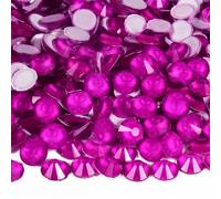 Hotfix Pedrería No Hotfix Rhinestone Glitter Rhinestones Crystal Strass Diamond Nail Charms Art Decoraciones(Dk amethyst Neon,SS30-288pcs)