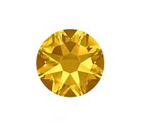 Hotfix Pedrería Strass de cristal sin fijación por calor, for manualidades, decoración uñas, costura y ropa para Bricolaje(Topaz,SS40 144Pcs)