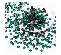 Hotfix Pedrería Verde SS4-SS34 Cristal Trim Rhinestones Bling Pegamento en Cuentas de Vidrio Uñas con Parte Posterior Plana para Bricolaje(SS20-1440pcs)