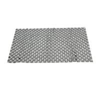 Hotfix Rhinestone Mesh Sheet 24x40cm | Champagne/White/Transparent Gray Crystal Glass Gems | DIY Decoration for Clothing/Bags/Phones | 10x10mm Stones with Hot Melt Glue (10x10mm transparent