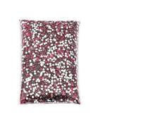 hotfix rhinestones Diamantes de imitación termoadhesivos, paquete grande, resina, sin fijación térmica, cristales planos a granel, for uñas, bricolaje, brillos, piedra(Deep Rose,PCS_4MM 5000 PCS)