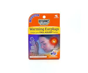 HotHands Therapy Tapones de calentamiento para los oídos, 1 par de tapones para los oídos y 4 pares de almohadillas de calentamiento, calor relajante y agradable