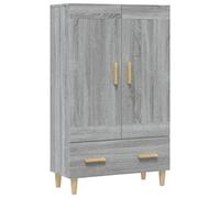 Hothingwell Aparador alto 70 x 31 x 115 cm, Madera de ingeniería | 2 compartimentos, 1 cajón, estilo escandinavo, fijación de pared incluida