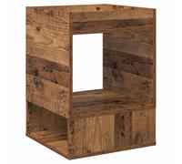 Hothingwell Mesa auxiliar Madera de ingeniería 40 x 40 x 56 cm Moderno | Forma rectangular, solo interior, mantenimiento de esponja, almacenamiento múltiple, estilo chic
