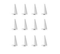 HOTLIFE Puntas de repuesto de silicona para lápiz, 12 puntas de lápiz altamente sensibles, solo compatibles con nuestro lápiz (blanco)