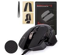 HOTLINEGAMES Cinta de agarre antideslizante 2.0 compatible con Logitech G502 con cable / G502 Wireless Gaming Mouse Skins, resistente al sudor, corte para ajustar, fácil de aplicar, actualización