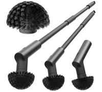 Hoto Cabezales de cepillo de repuesto para estropajo eléctrico, cepillo de limpieza eléctrico, cepillo de cúpula inalámbrico, apto solo para limpiador eléctrico HOTO y accesorios de cepillo para baño,