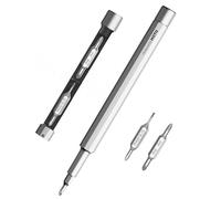 HOTO Mini Screwdriver, Destornillador Magnético de Precisión y Lápiz Perpetuo 2 en 1, Kit de Herramientas de Reparación para Teléfono Móvil/PC/Gafas/Reloj/Consola
