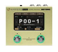 Hotone Guitar Bass Procesador Multi-Efectos Pantalla Táctil Guitar Bass Amp Modeling IR Cabinets Simulación Stereo OTG USB Audio Interface Multi Language Ampero Mini (Mustard)