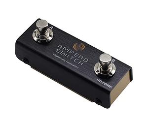 Hotone Pedal de pedal dual momentáneo de 2 vías, controlador de interruptor de pie Ampero Switch 6,35 mm