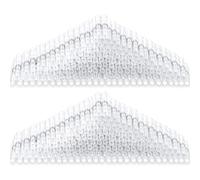 Hotop 150 Conectores de Cable de Sello de Soldadura Conector a Tope Termorretráctil Terminal Eléctrico de Cable de Empalme Aislado Impermeable para Automoción Marina Barco Estéreo (Blanco, 26-24 CAE)