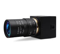 Hotpet Cámara USB de zoom óptico de 8 MP 10X, lente de enfoque manual de 5 a 50 mm, cámara web 2448P USB con sensor IMX179, cámara web industrial HD para Linux Windows, Android Mac, Plug & Play, UVC