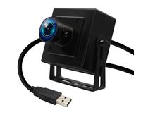 Hotpet Cámara USB gran angular de 5 MP con lente ojo de pez de 170 grados 1944P 15 FPS Cámara web Plug & Play, cámara web Aptina MI5100 Mini UVC para impresora 3D, inspección industrial, vigilancia