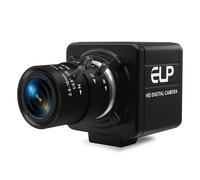 Hotpet Cámara web USB de 2 MP con zoom óptico 4X con lente varifocal de 2,8 a 12 mm, H.264, 1080P, 30 fps, cámara de poca luz para videoconferencia, grabación de clase de transmisión en vivo