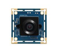 Hotpet Módulo de cámara USB ojo de pez, cámara web de 8 MP con lente de 180 grados, cámara USB gran angular para visión artificial, automatización industrial, mini cámara web de seguridad para Linux