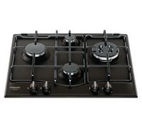Hotpoint PCN 640 T (AN) R /HA Integrado Encimera de gas Antracita hobs - Placa (Integrado, Encimera de gas, Esmaltado, Antracita, Acero esmaltado, Alrededor)