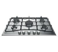 HOTPOINT PCN 752 T/IX/HA Cocina De Gas 5 Fuegos Controles Frontales 75CM Inox