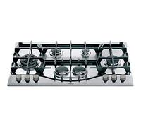 Hotpoint Ariston PHN 961 TS/IX/HA - placa de gas, acabado inoxidable con rejillas de hierro fundido de 90 cm.