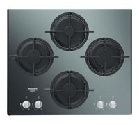 Hotpoint HAGD 61S/MR Placa de gas Empotrable | Clase energética - | 4 fuegos de gas, Parrillas esmaltadas, Encendido electrónico