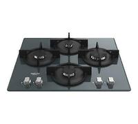 HOTPOINT HAGD61SMR Cocina De Gas 60CM 4 Fuegos Vidrio 60 CM Espejo