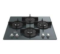 Hotpoint HAGD61SMR Quemador Encimera 60CM 4 Fuegos Vidrio 60CM Espejo De