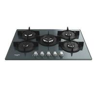 Hotpoint HAGD72SMR Quemador Encimera 5 Gas Vidrio 73CM Espejo Retrovisor