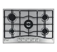 PIANO COTTURA A GAS HOTPOINT 75CM - GRIGLIE SMALTATE (PCN 752 T/IX/HAR)