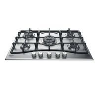 Hotpoint Ariston Pcn751t/Ix/Ha Placa De Cocción Empotrada Inox 75 Cm 5 Fuegos