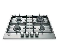 HOTPOINT PPH 60G D/IX Placa de Cocina Gas 4 Quemadores 60 cm Inox