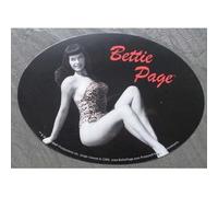 hotrodspirit - Adhesivo Bettie Page traje de baño oval negro adhesivo