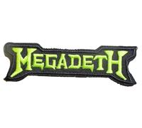 Hotrodspirit Megadeth - Parche termoadhesivo (9 x 2,7 cm), diseño de roca dura